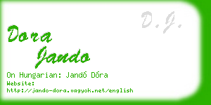 dora jando business card